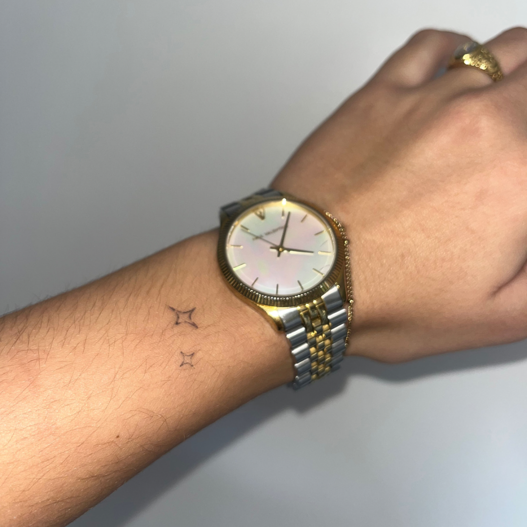 Scintillio del tatuaggio temporaneo