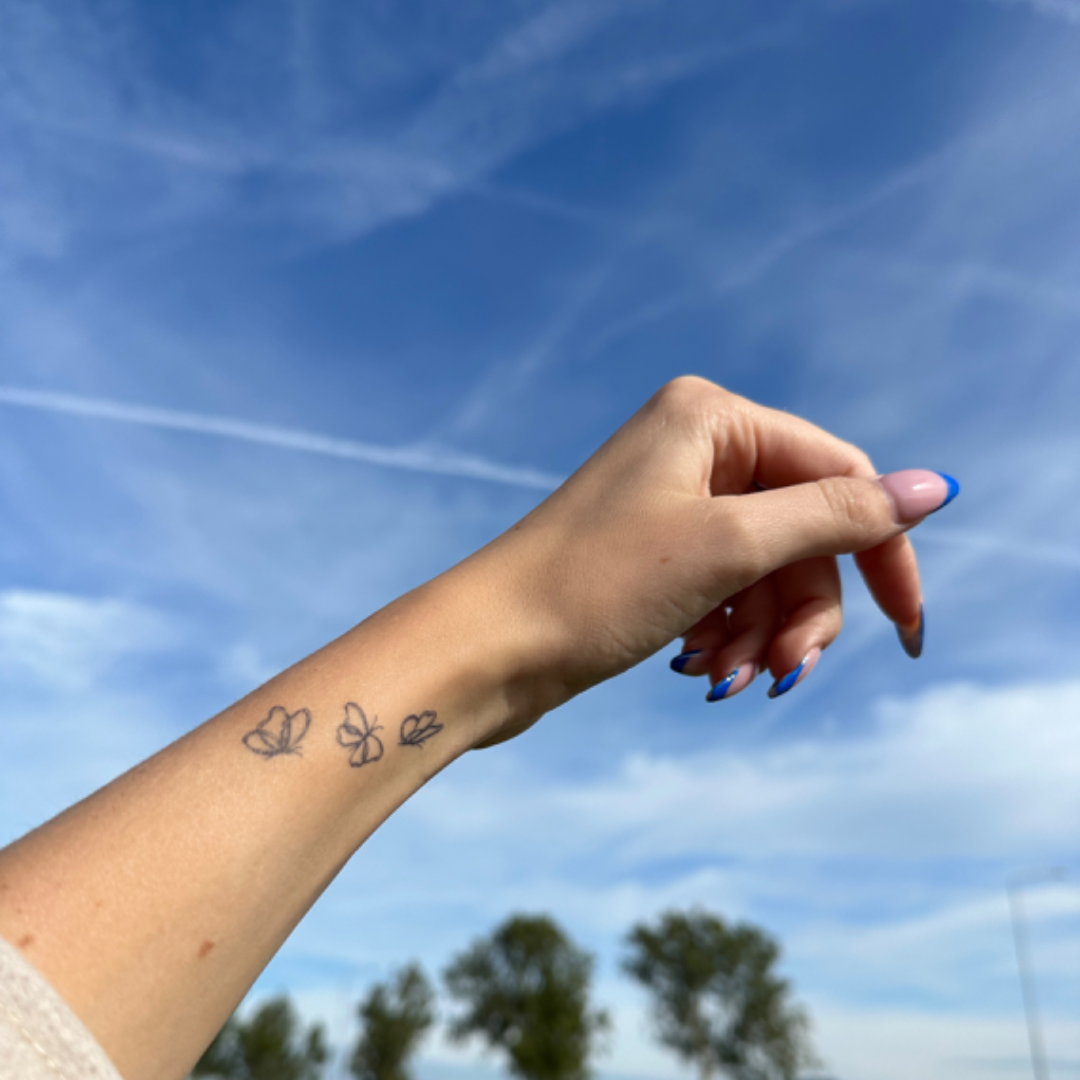 Temporäres Tattoo Schmetterlinge