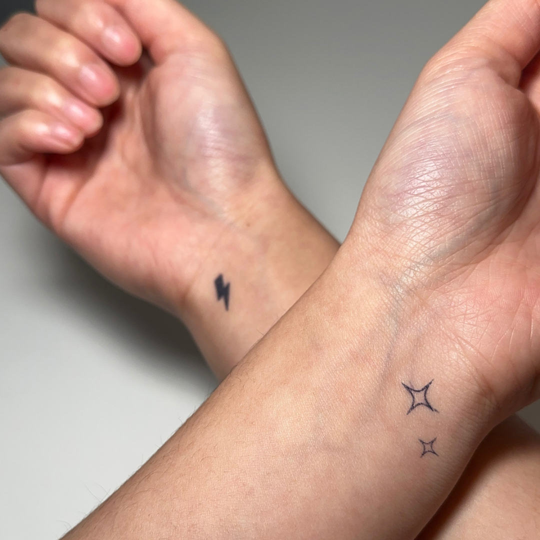 Temporäres Tattoo Blitz