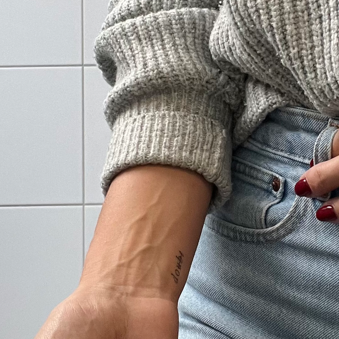 Temporäres Tattoo doubt