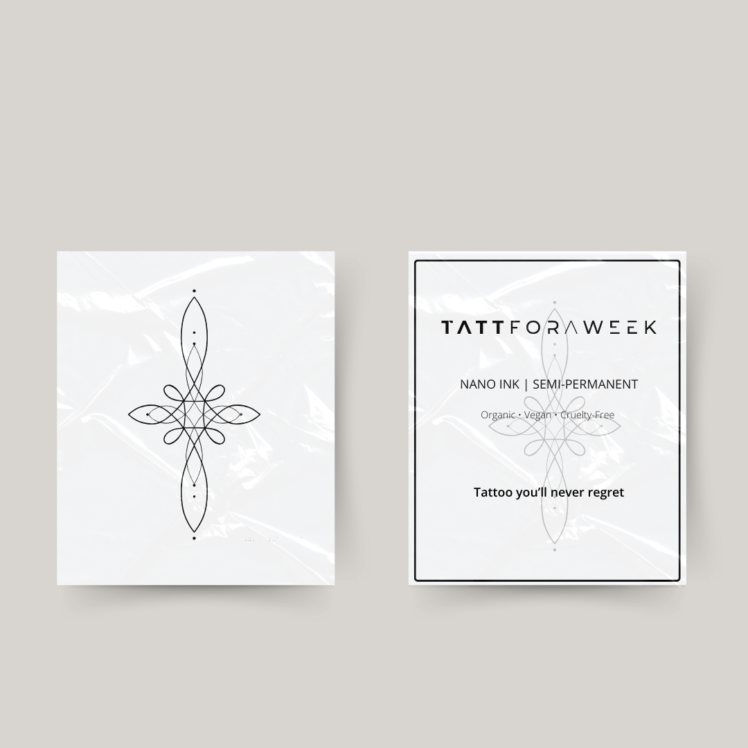 Tijdelijke tattoo keltische kruising