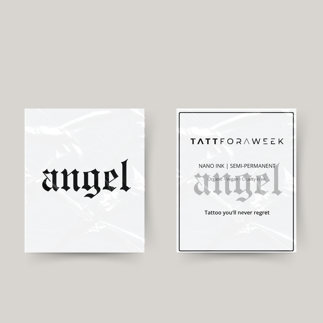 Tillfällig tatueringsängel