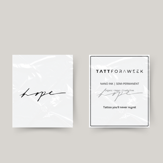 Temporäre Tattoo-Hoffnung