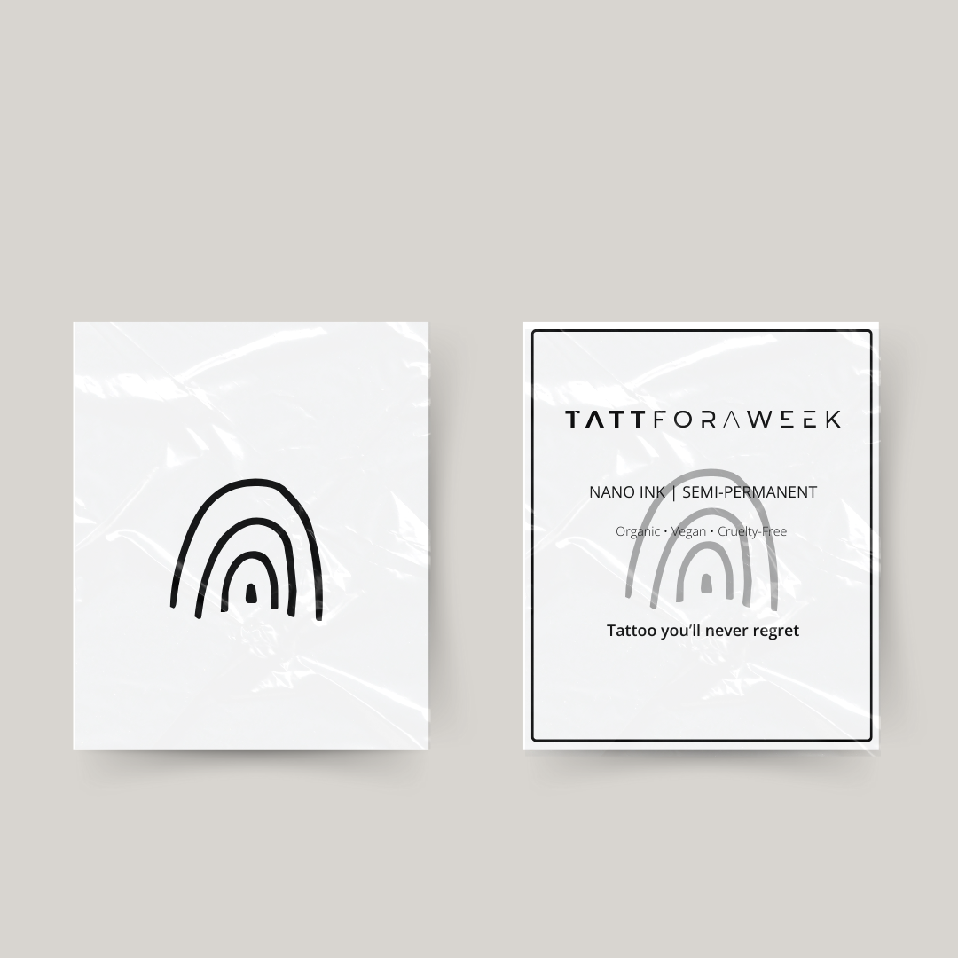 Tillfällig tatuering regnbåge