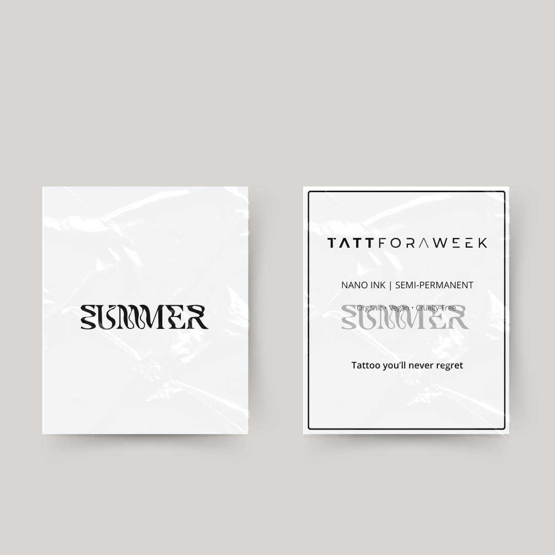 Temporäres Tattoo Sommer