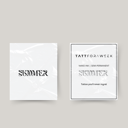 Temporäres Tattoo Sommer