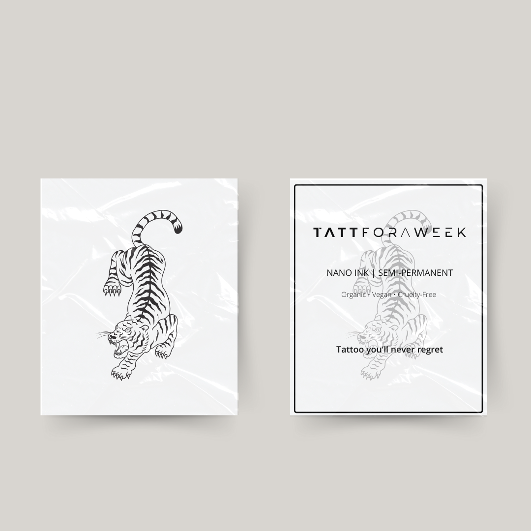 Tigre tatuaggio temporaneo