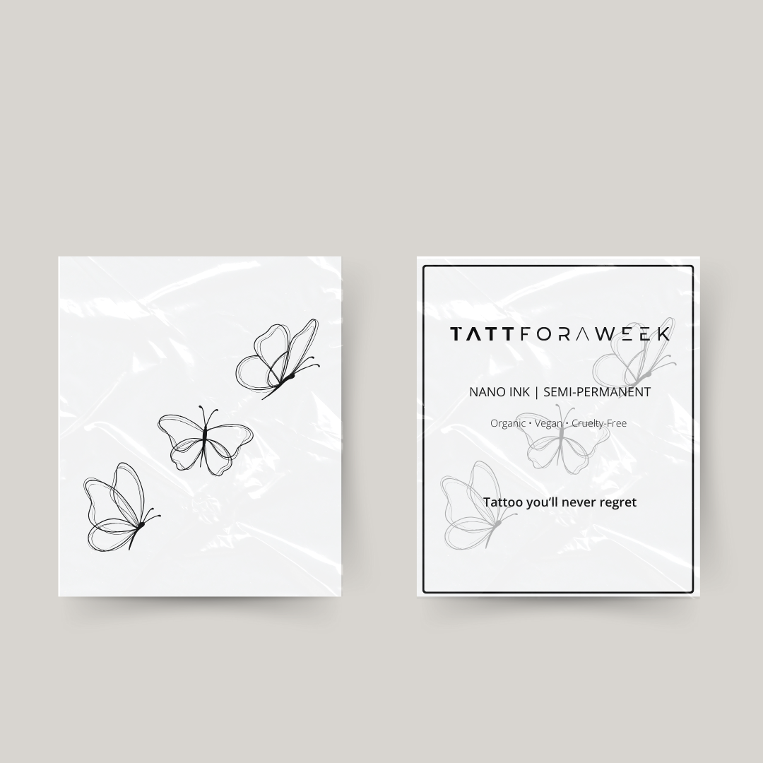Temporäres Tattoo Schmetterlinge