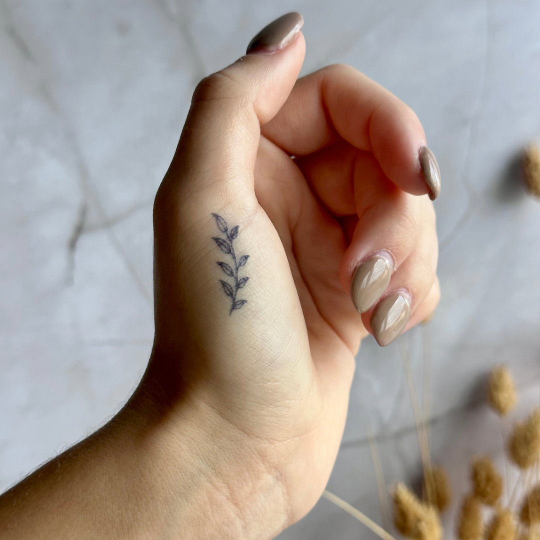 Temporäres Tattoo Pflanze