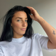 Temporäres Tattoo Herzen