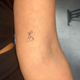 Temporäres Tattoo Kirschen