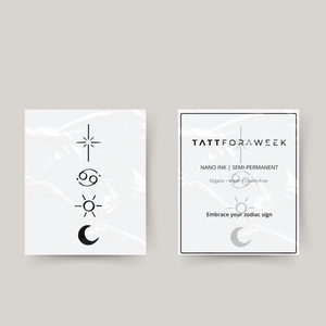 Temporäres Tattoo Krebs