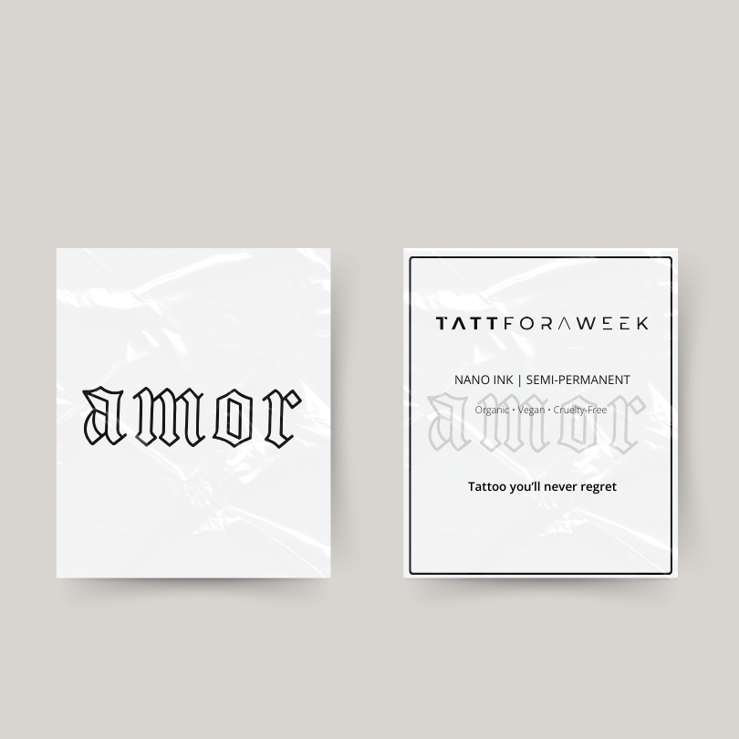 Temporäres Tattoo Amor ||