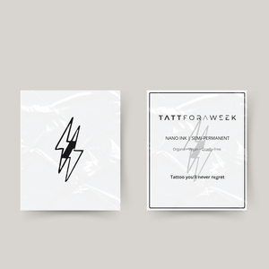 Temporäres Tattoo Blitz 2