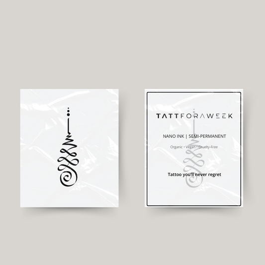 Temporäres Tattoo Buddhismus-Symbol