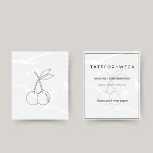 Temporäres Kirsch-Tattoo