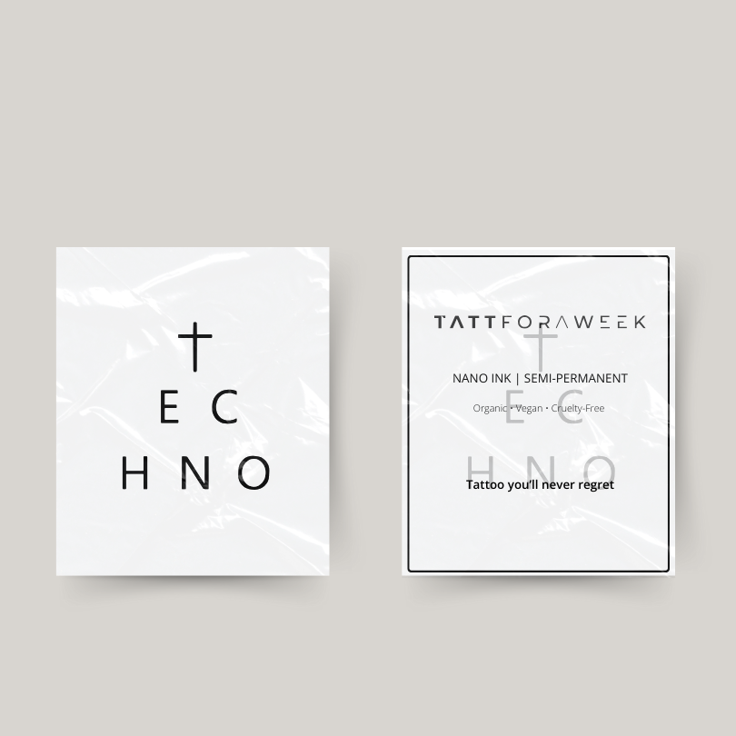 Tatuaje temporal techno