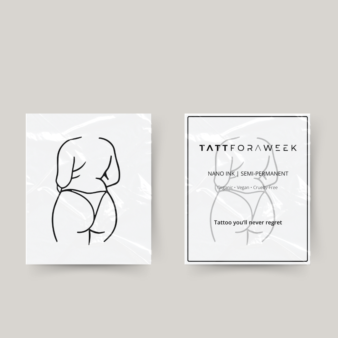 Temporäres Tattoo Body Positivity