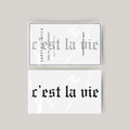 Temporäres Tattoo c'est la vie