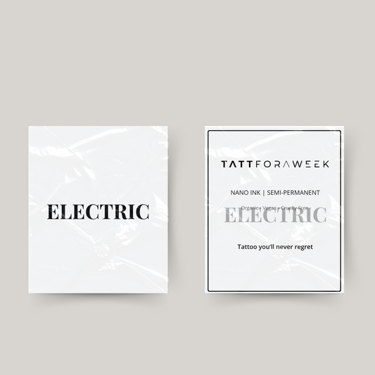 Temporäres Tattoo Electric