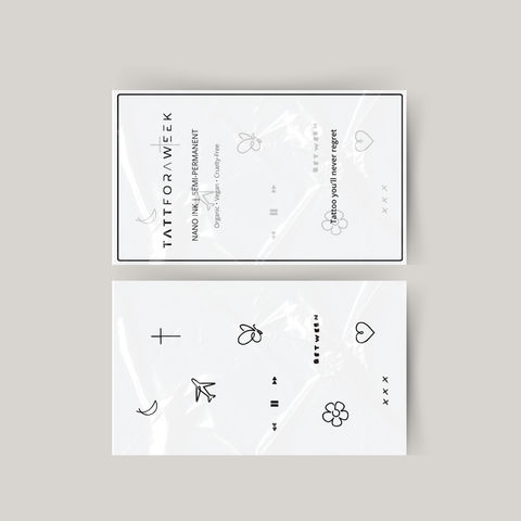 Pacchetto tatuaggi temporanei goditi la vita