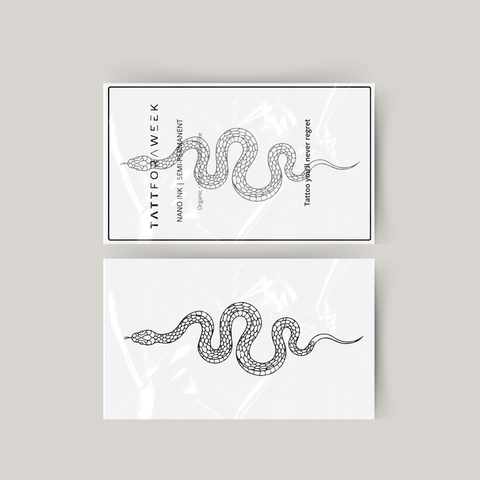Tatuagem temporária cobra grande