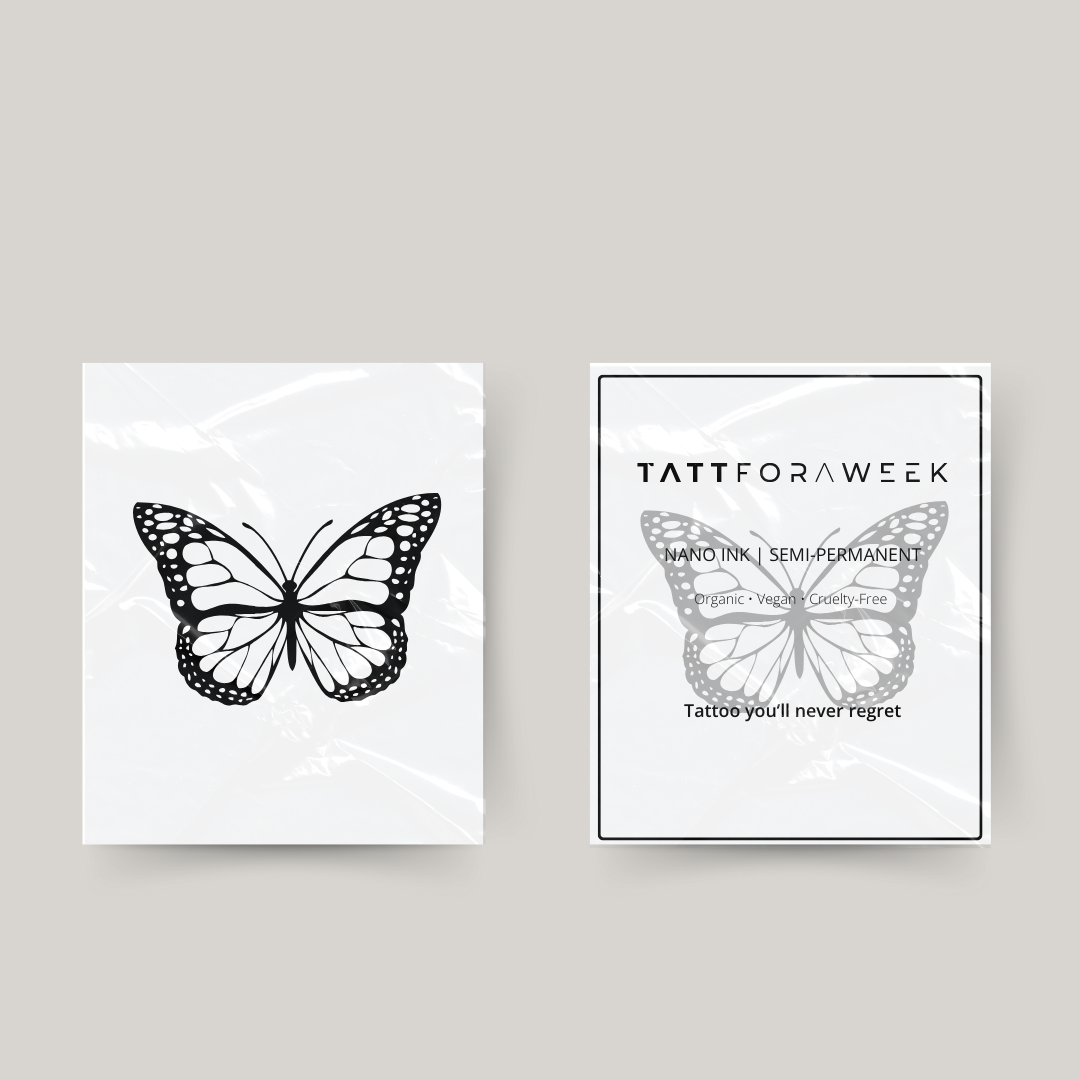 Temporäres Tattoo Schmetterling