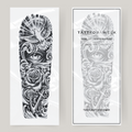 Klebetattoo sleeve freiheit