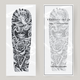 Klebetattoo sleeve freiheit